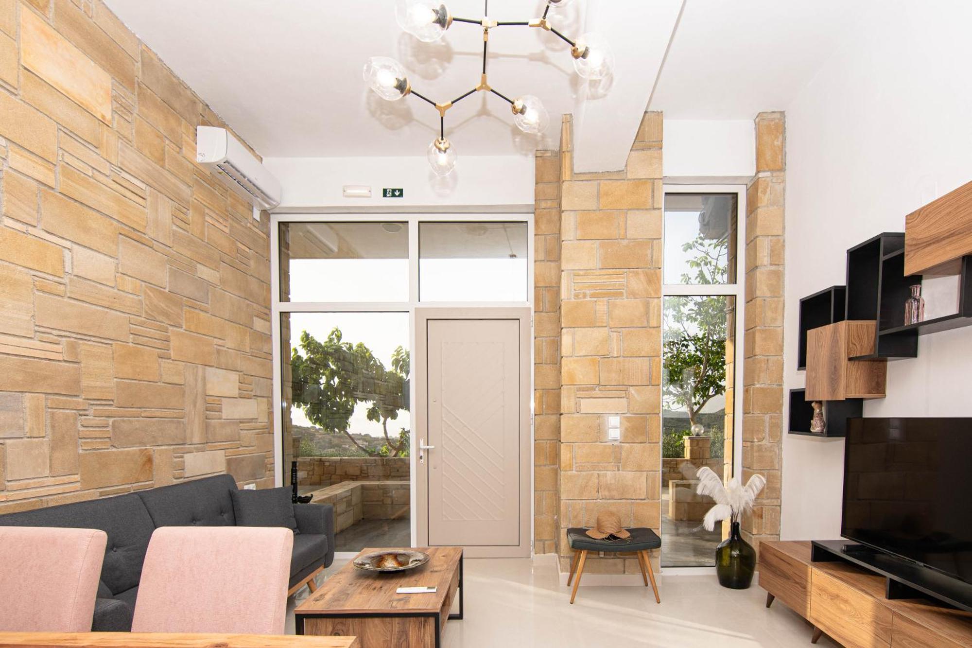 Rikanthos Stone Sea View Apartment Ιι Кісамос Екстер'єр фото